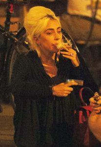 Lady Gaga Smoking