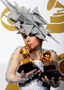 Lady Gaga at the 2010 Grammys