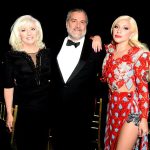 Lady Gaga with her father Joe Germanotta and her mother Cynthia Germanotta