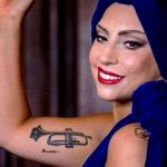 Lady Gaga's Trumpet tattoo