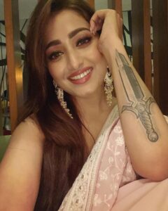 Sudipta Banerjee's tattoo on her hand