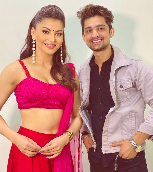 Abhishek Kumar and Urvashi Rautela