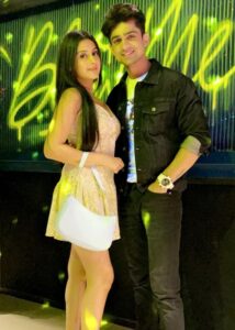 Abhishek Kumar with Isha Malviya