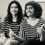 Palki S Upadhyay with her sister, Sanchita
